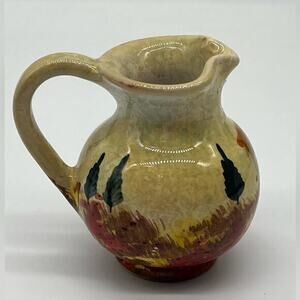 Cortona vintage pottery made in Italy mini jug